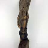 Seltene Skulptur / Plastik: Afrikanischer Buschmann / Stammes-Mann, Südafrika, Afro-Gelbholz, aufwendig, sehr selten! - фото 3