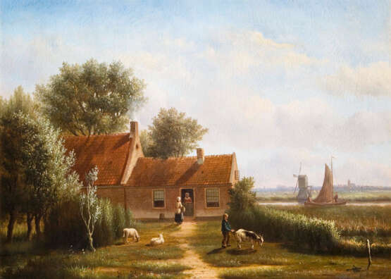 JONGH, Oene Romkes de (1812 Makkum - 1896 Amsterdam): - Foto 1