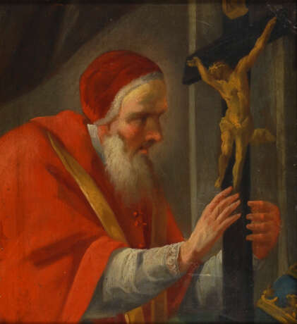Kardinal in stiller Andacht - Foto 1