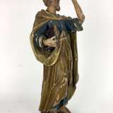 Unbekannter Künstler: Heiliger Paulus / Apostel Paulus / Paulus von Tarsus / Saulus, um 1650, Lindenholz farbig gefasst. - Foto 4