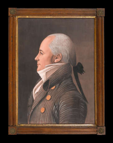 Porträtmaler Ende 18 Jahrhundert: Herrenbildnis - фото 2