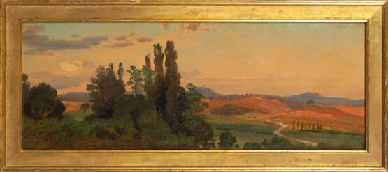 SCHIRMER, Johann Wilhelm zugeschrieben: Studie italienische Landschaft - Foto 2