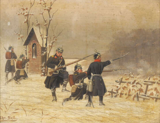 SELL, Christian dJ: Preußische Soldaten im Winter - photo 1