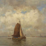 VAN WANING, Cornelis Anthonij: Fischerboote vor dem Hafen - Foto 1