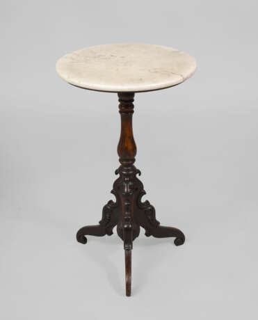 Runder Tisch mit Marmorplatte - photo 1