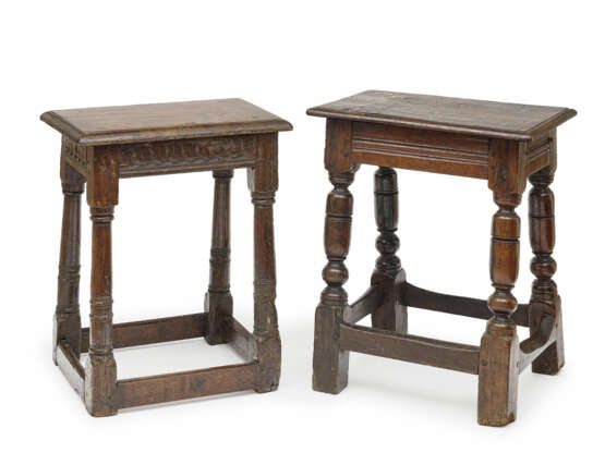 Zwei Centre Tables, England, 17. Jahrhundert u. später - photo 1