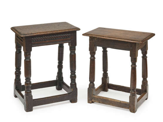 Zwei Centre Tables, England, 17. Jahrhundert u. später - photo 1