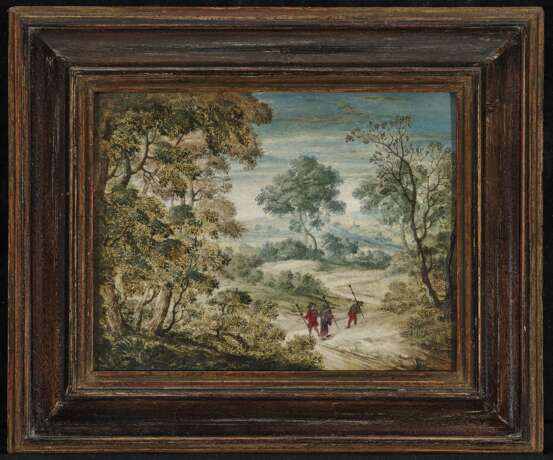 Weite Baumlandschaft mit Wanderern , Coninxloo, Gillis van 1544 Antwerpen - 1606 Amsterdam - photo 2