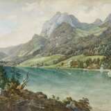 Gebirgssee (Urnersee?) , Lueger, Michael 1804 München - 1883 ebenda - Foto 1