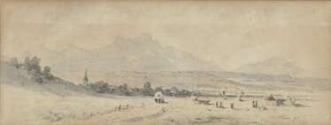 Blick auf den Wendelstein , Noerr, Julius 1827 München - 1897 Starnberg 