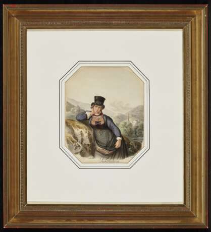 Lechthalerin - "Bei Innsbruck" , Helff, Josef tätig 1843 - 1882 Tirol - фото 3