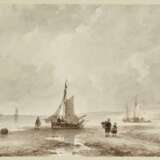 Strandszene mit Fischerbooten , Schelfhout, Andreas 1787 Den Haag - 1870 ebenda - photo 1