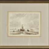 Strandszene mit Fischerbooten , Schelfhout, Andreas 1787 Den Haag - 1870 ebenda - photo 2
