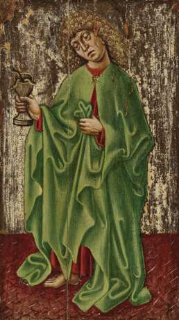Evangelist Johannes , Süddeutsch 2. Hälfte 15. Jahrhundert - фото 1