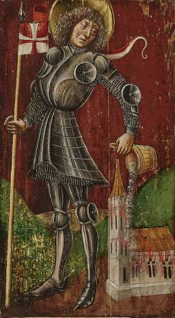 Hl. Florian , Süddeutsch 2. Hälfte 15. Jahrhundert - Foto 1