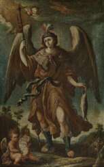 Der Erzengel Raphael , Süddeutsch 18. Jahrhundert