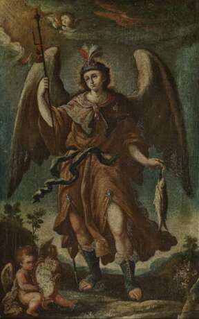 Der Erzengel Raphael , Süddeutsch 18. Jahrhundert - Foto 1