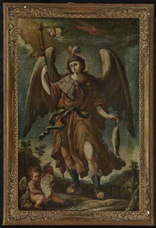 Der Erzengel Raphael , Süddeutsch 18. Jahrhundert - photo 2
