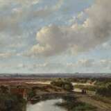 Weite Landschaft bei Haarlem , Schelfhout, Andreas 1787 Den Haag - 1870 ebenda - Foto 1