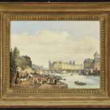 Paris - An der Seine , Moia (Moja), Federico, zugeschrieben 1802 Mailand - 1885 Dolo (Venedig), zugeschrieben  - фото 2