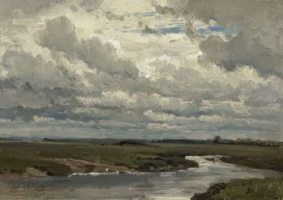 Landschaft mit Bachlauf , Weber, Paul 1823 Darmstadt - 1916 München - Foto 1