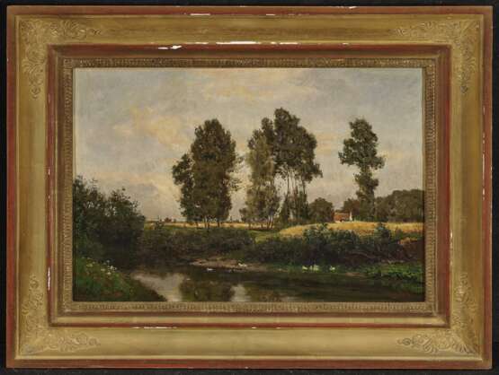 Landschaft mit Bauerngehöft , Röth, Philipp 1841 Darmstadt - 1921 München - Foto 2