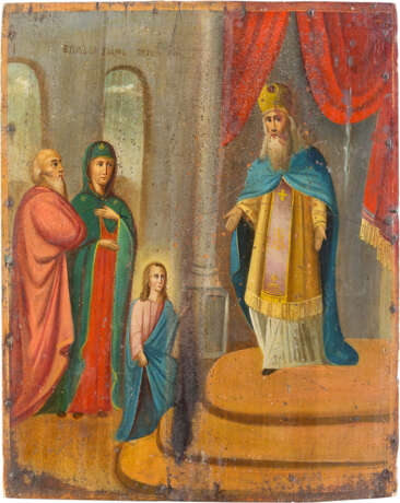 FOUR ICONS WITH THE GRACE OF IMAGES OF THE MOTHER OF GOD AND THE TEMPLE GANG, THE MOTHER OF GOD - photo 5
