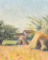 RUSSISCHER MALER Tätig um 1900 Heuernte