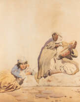 WILHELM (WASSILI) ALEXANDROWITSCH KOTARBINSKI 1848 Nieborow/ Polen - 1921 Kiew Orientalische Strassenszene