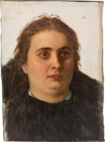 Ilja Efimovitsch Repin. ILJA EFIMOVITSCH REPIN 1844 Tschugujew - 1930 Repino (Kuokkala/ Finnland) Portrait von Emilia Wasiljewna Borisowa - photo 1