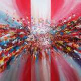 «De l'orgasme sur la rouge» LARISA VOVK (né en 1977) Toile Peinture acrylique Abstractionisme Vie courante 2019 - photo 1