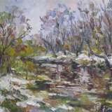 “Karasevka” Canvas Oil paint Impressionist Landscape painting 2011 - photo 1