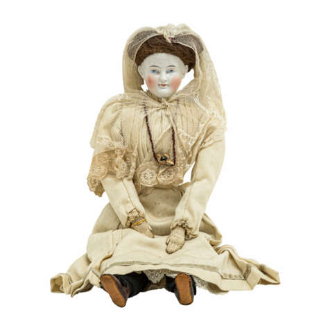 CHINA-HEAD doll, probably 19. Century - photo 1