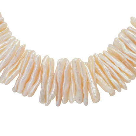 Necklace of Keshi freshwater cultured pearls - photo 2
