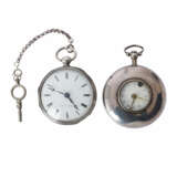 Konvolut: Zwei Taschenuhren, ca. 18./19. Jahrhundert, - фото 1