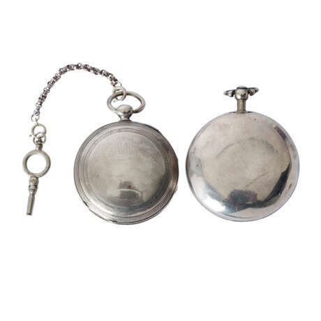 Konvolut: Zwei Taschenuhren, ca. 18./19. Jahrhundert, - photo 2