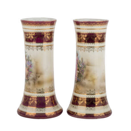 THÜRINGEN Paar Vasen, 20. Jahrhundert - Foto 2