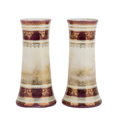 THÜRINGEN Paar Vasen, 20. Jahrhundert - Foto 3