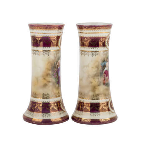 THÜRINGEN Paar Vasen, 20. Jahrhundert - photo 4