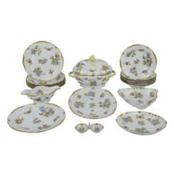 HEREND dinner service for 6 persons "Queen Victoria", 20. Century
