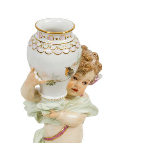 MEISSEN Amorette, eine Vase tragend, 1860-1924. - photo 5