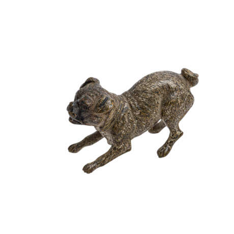 WIENER BRONZE Mopshund, 20. Jahrhundert - Foto 2
