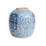 Blau-weisse Vase. CHINA. - фото 3