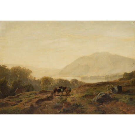 STARKENBORGH, JACOBUS NICOLAS TJARDA VAN (also Starckenborgh, 1822-1895) "Mountainous summer landscape" - photo 1