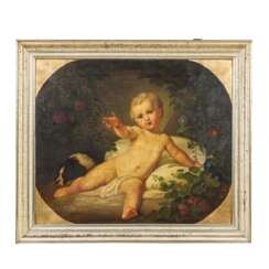 MALER/IN des 19. Jahrhundert, "Portrait eines kleinen Kindes",