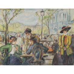 DUSCHEK, RICHARD (1884-1959), "Gesellschaft in Paris"