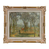 FRIEDBERGER (Impressionist 19./20. Jahrhundert), "Sommerlandschaft mit Bäumen vor der Stadt", - фото 2