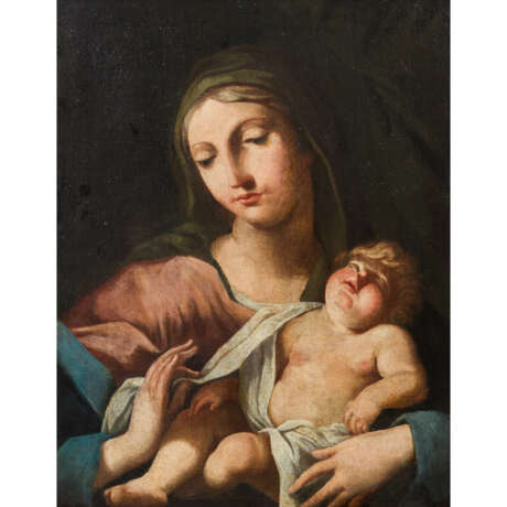 MARATTI, Carlo, ATTRIBUIERT (auch Maratta, 1625-1713) "Madonna" - Foto 1