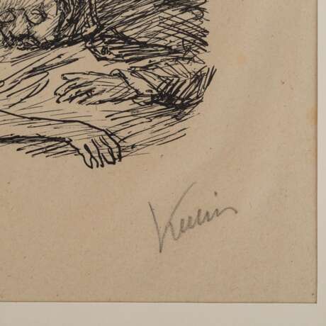 KUBIN, ALFRED (1877-1959), "Paar" aus der Illustration zu H. Lautensacks "Unpaar", - фото 1