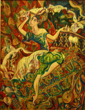 “painting.dance” Canvas Mixed media Modern Mythological 2007 - photo 1